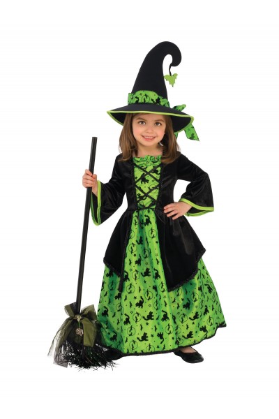 Green Witch Child Costume