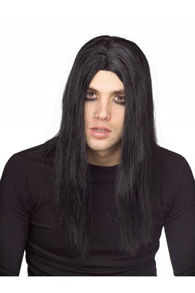 Evildoer Black Wig for Adult