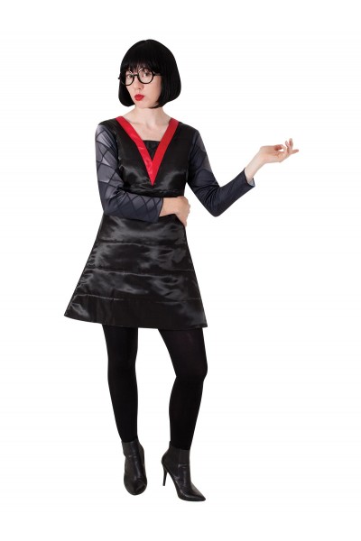Edna Mode The Incredibles Deluxe Adult Costume Edna Mode The Incredibles Deluxe Adult Costume