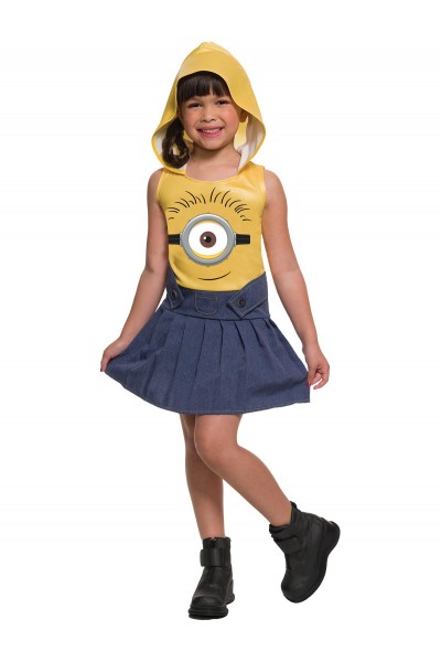Minion Face Child Dress