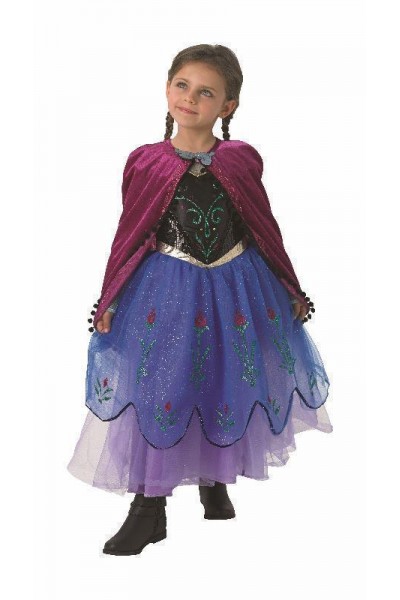 Premium Frozen Anna Costume for Girls