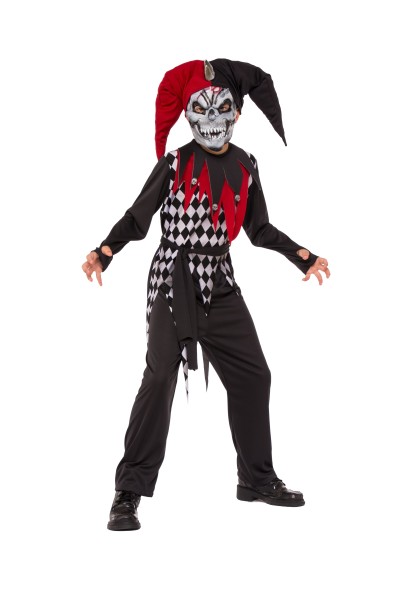 Evil Jester Halloween Child Costume