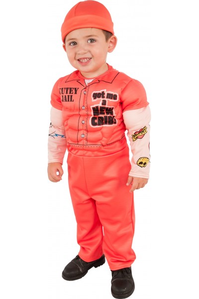Muscle Man Prisoner Halloween Deluxe Child Costume