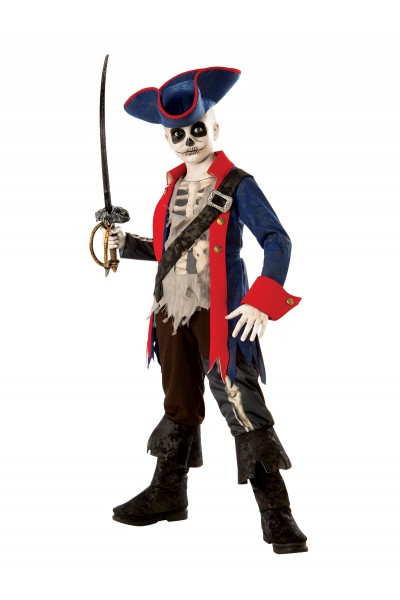 Kids Captain Bones Pirate Costume