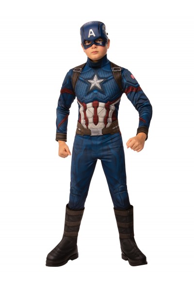 Captain America Boys Deluxe Outfit