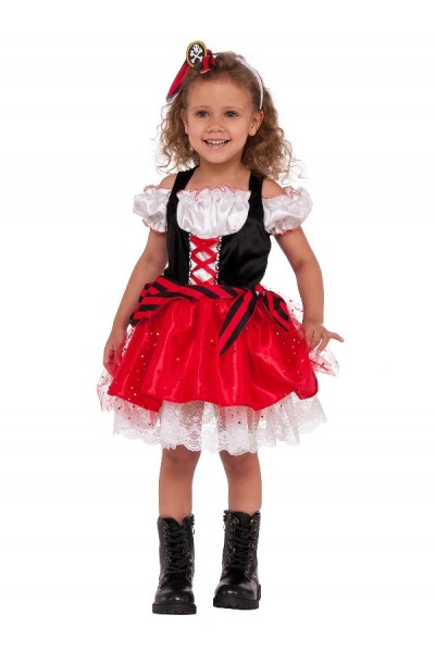 Sweet Pirate Girl's Costume