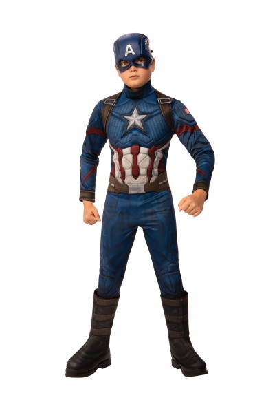 Deluxe Captain America Costume for Boys