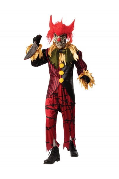 Adult Crazy Clown Halloween Costume