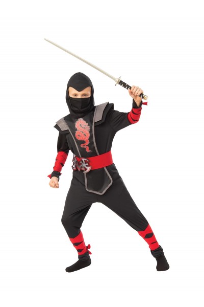 Red Ninja Boy Child Costume