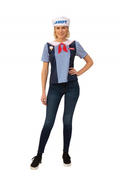 Robin Scoops Ahoy Costume Set - Stranger Things for Adult