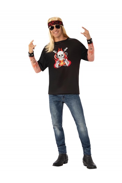 Rocker Man 1980s Adult Costume