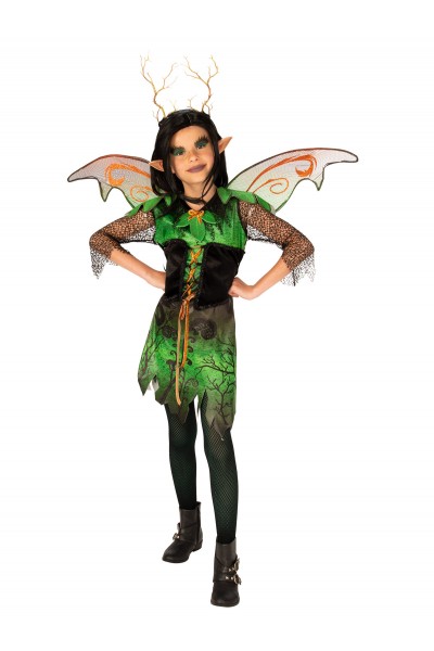 Evil Elf Halloween Girls Child Costume
