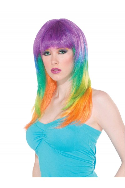 1980s Prism Style Wig for Adults