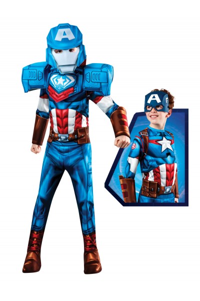 Mechstrike Captain America Costume Kids