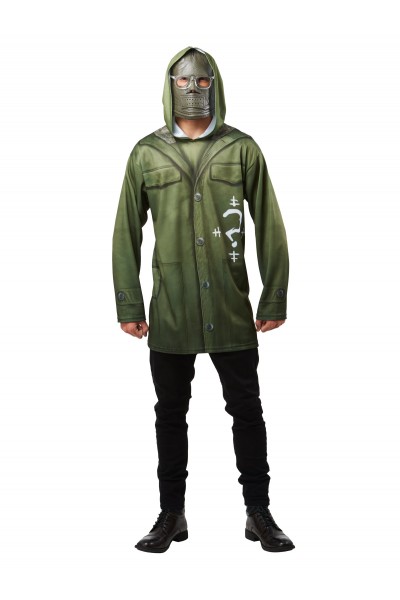 The Riddler Costume Adult Top DC Comics