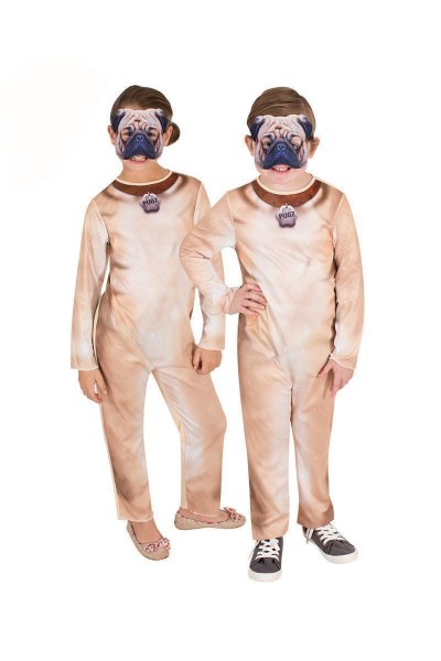 Pug Animals Dog Unisex Child Costume Pug Animals Dog Unisex Child Costume