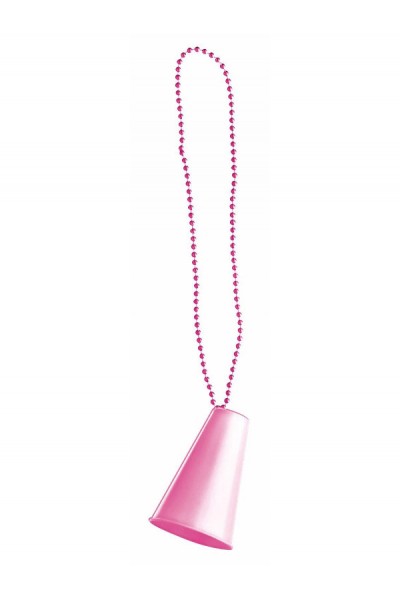 Pink Megaphone Bead Necklace - Accessory