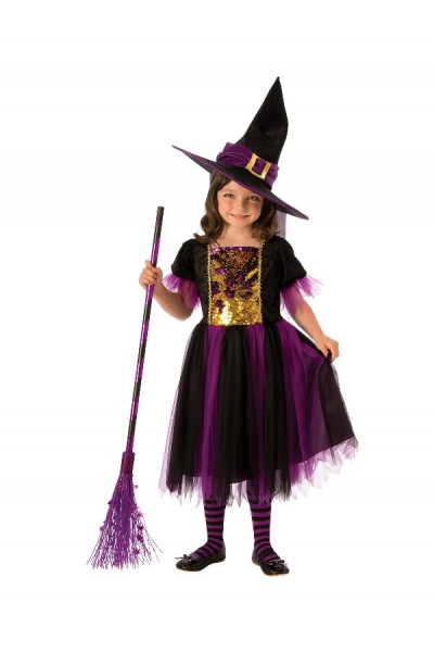 Witch Kids Costume Colour Magic Edition