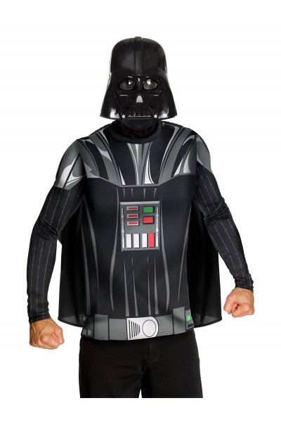 Kids Darth Vader Dress-Up Long Sleeve Top