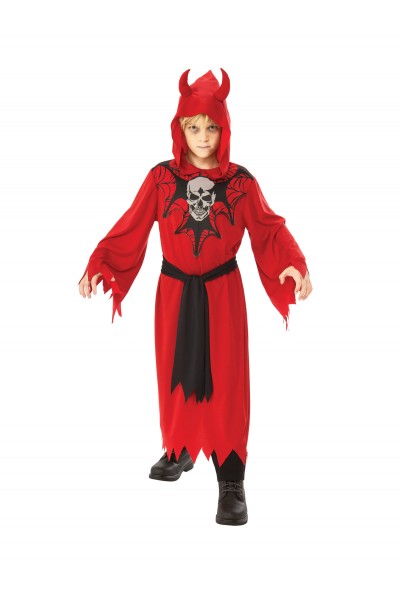 Skeleton Halloween Robe Child Costume