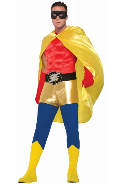 Yellow Hero Superheroes & Villains Cape for Adult - Accessory
