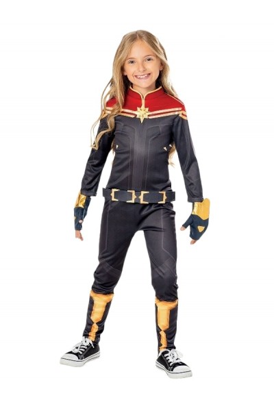 Kids Deluxe Captain Marvel Costume