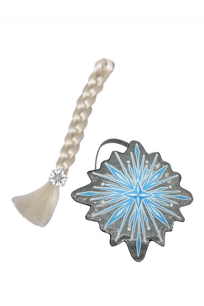 Elsa Frozen Snowflake Bag & Braid Set