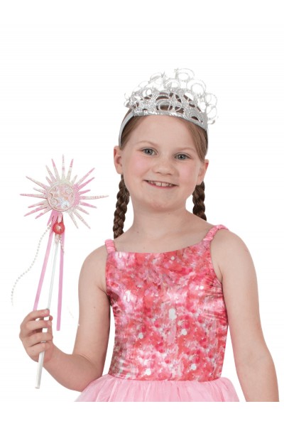 Wicked - Glinda Wand & Tiara Set for Child Wizard of Oz