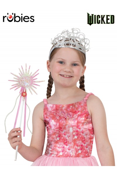 Wicked - Glinda Wand & Tiara Set for Child Wizard of Oz