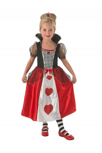 Queen Of Hearts Child Costume Alice In Wonderland