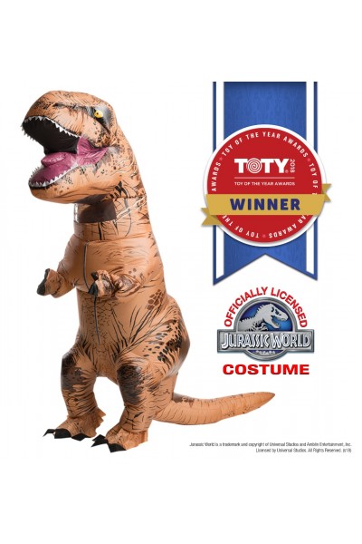 T-Rex Inflatable Adult Costume Jurassic World