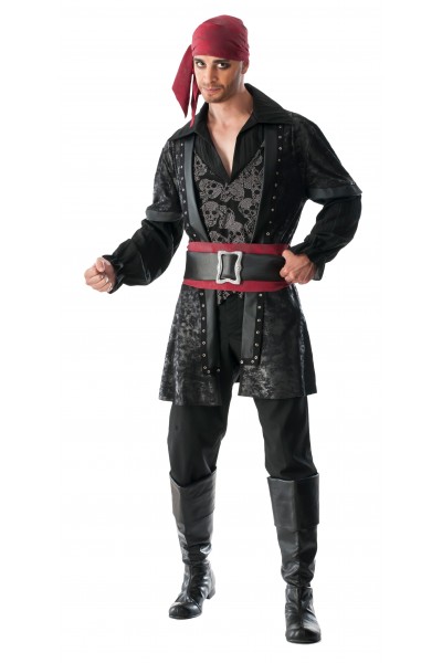 Black Beard Deluxe Adult Costume Pirates