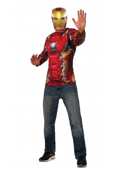 Iron Man Adult Costume Top