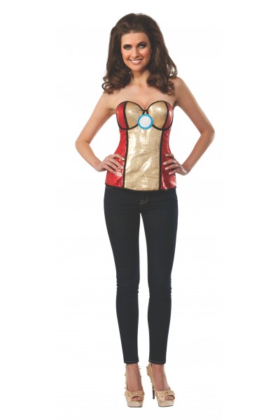 Iron Rescue Sequin Adult Corset