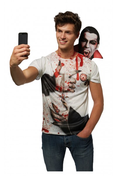 Vampire Halloween Selfie Shocker Adult Costume Vampire Halloween Selfie Shocker Adult Costume