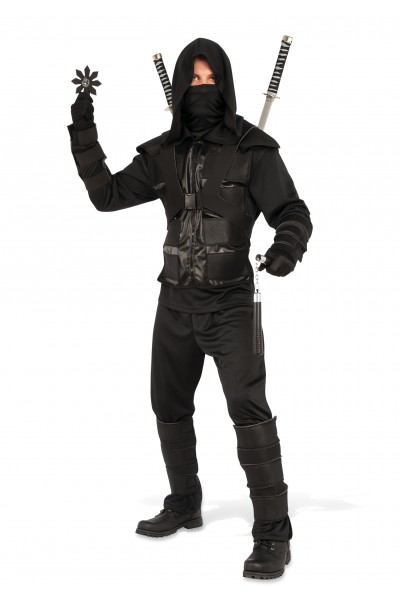 Adult Dark Ninja Japanese Costume