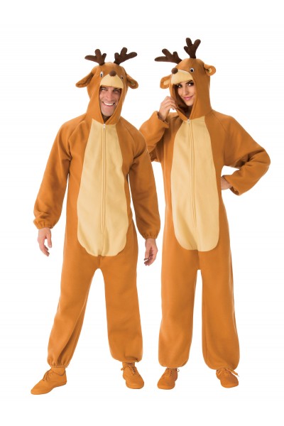 Reindeer Onesie Adult Jumpsuit Christmas