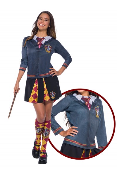 Gryffindor Harry Potter Costume Lady Adult Top