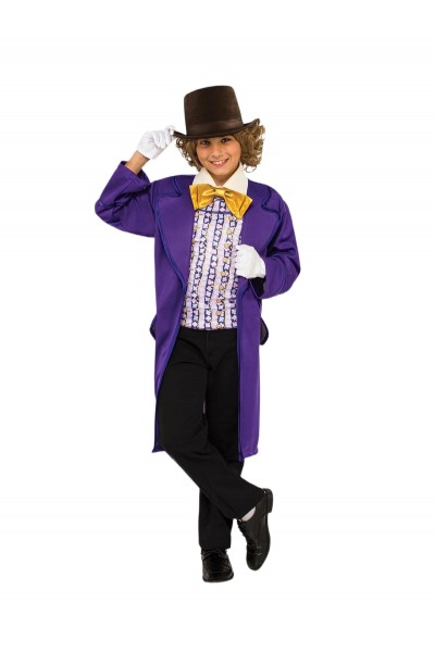 Willy Wonka Deluxe Child Costume Charlie & The Chocolate Factory