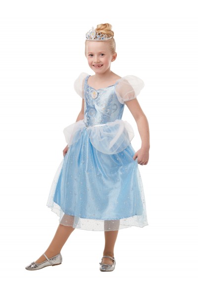 Cinderella Glitter Sparkle Kids Costume