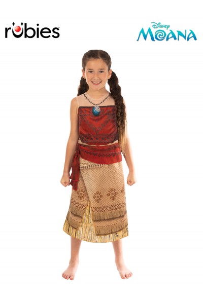 Moana Deluxe Live Action Movie Child Costume