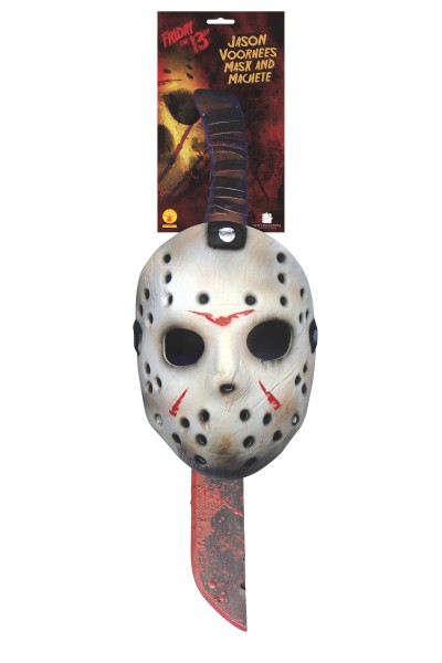 Jason Mask And Machete Set
