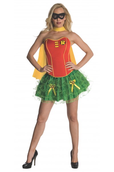 Robin DC Comics Secret Wishes Adult Corset/Skirt