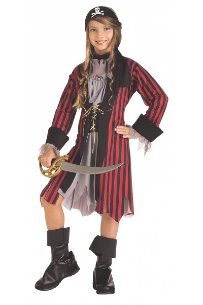 Kids Caribbean Princess Pirate Costume