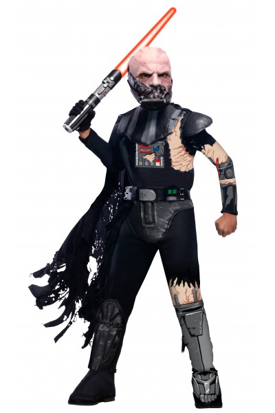 Kids Battle Damage Darth Vader Costume