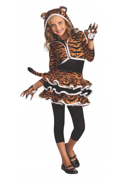 Tigress Hoodie Child Costume Animals