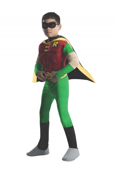 Robin DC Comics Teen Titan Deluxe Child Costume