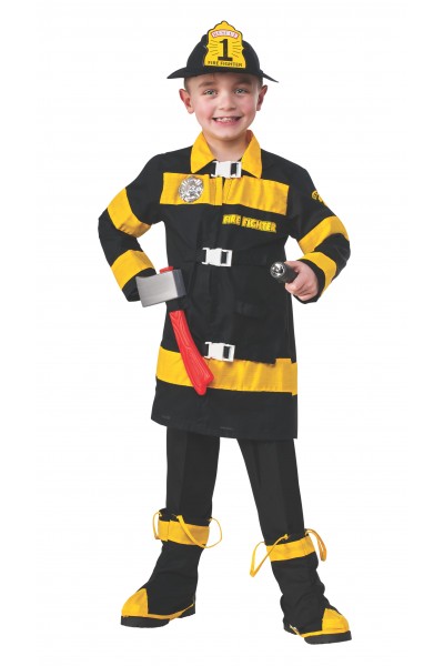 Kids Deluxe Firefighter Outfit