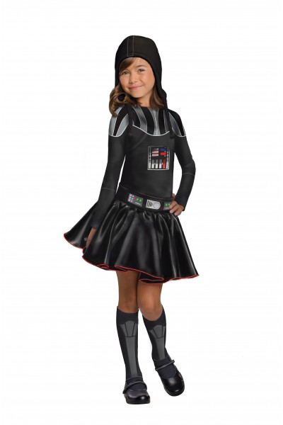 Girls Darth Vader Star Wars Costume