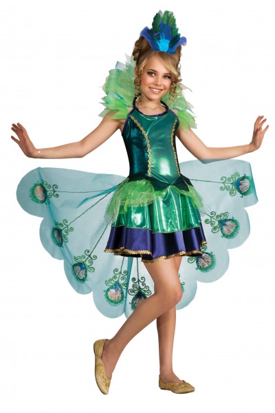Peacock Animals Deluxe Child Costume